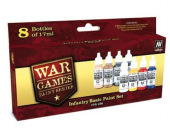 70156 Набор красок Vallejo Infantry Basic (8 цветов)