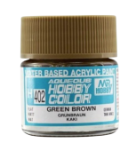 Mr. Hobby Краска 10 мл H402 GREEN BROWN