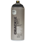 Аэрозольная краска Montana CRACKLE Traffic Black/ кракелюр-эффект черный, 400 мл