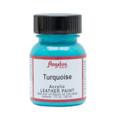 Краска для кожи и ткани Angelus Leather Acrylic Paint 043 Turquoise, 29,5 мл