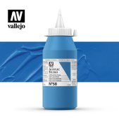 Краска Vallejo Acrylic Studio #58 Lapis Lazuli (Ляпис лазурный), 1 л