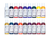 Набор красок для кожи ExMix LS-Nabor-100 (18 шт. по 100 мл)
