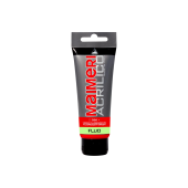 Краска акриловая Maimeri Acrilico Fluorescent Green (Зеленый флуоресцентный), 75 мл