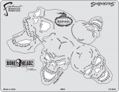 Трафарет Artool Черепа (FH BH 2)