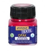 Нерастекающаяся краска по темным тканям C.Kreul Javana Tex Opak вишня 20 мл