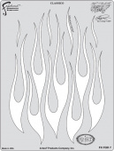 Трафарет Artool FLAME-O-RAMA 2 (FH FOR 7)