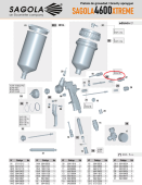 Ремкомплект воздушного клапана для Sagola 4600 Digital