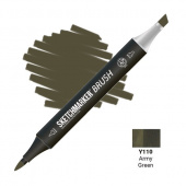 Маркер SKETCHMARKER Brush Y110 Army Green
