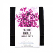 Набор маркеров Sketchmarker 12 Basic 5 Set (12 шт. + сумка-органайзер)