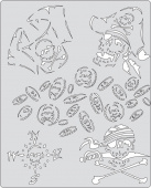 Трафарет Artool CURSE OF SKULL. BUCCANEER (FH SK12 SP)