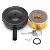 Pegas AF06 Фильтр воздушный для компрессора большой, профи, металлический, 1/2"