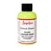 Краска для кожи и ткани Angelus Leather Acrylic Paint 263 Grinch Green, 118 мл