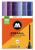 Набор маркеров Molotow ONE4ALL 227HS Violet Set (4 мм / 6 шт.)