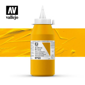 Краска Vallejo Acrylic Studio #60 Cadmium Yellow (Кадмий желтый светлый), 1 л