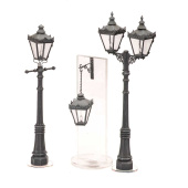 MiniWarPaint Столб фонарный "чугунный" 1-2 фонаря, размер M