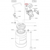 SATA 23085 Клапан сброса избыточного давления 2,5 бар для напорного бачка mini set 2