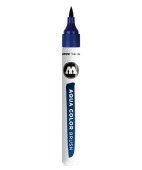 Маркер-кисть MOLOTOW Aqua Color Brush 1-4 мм primary blue 011 (первичный синий)