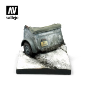 Vallejo SC007 Kubelwagen Base, Rear (Задняя часть автомобиля Kubelwagen 1/35, неокрашенная)