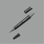 Маркер двусторонний акриловый Fat&Skinny FSTA-21 grey