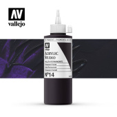 Краска Vallejo Acrylic Studio #14 Permanent Violet (Диоксазин фиолетовый), 200 мл