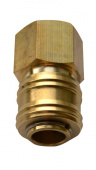 HUBERTH RP208326 Соединение быстроразъёмное "мама", 1/2', внутренняя резьба, "Немецкий тип", латунь