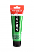 Краска акриловая Amsterdam туба 120 мл №618 Permanent green light