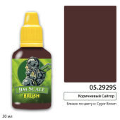 Краска акриловая Jim Scale 05.2929S, контраст, цвет Коричневый Сайгор (Cygor Brown), 30 мл