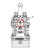 Iwata 06859563 Коленчатый соединитель насоса DPS