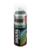 Краска аэрозольная акриловая KUDO Satin RAL 6002 зеленая листва, 520 мл, (1/6)