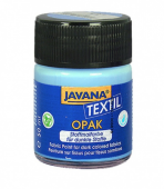 Нерастекающаяся краска по темным тканям C.Kreul Javana Tex Opak голубая арктическая 50 мл