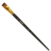 Кисть Roubloff серии 1127 №20, колонок, плоская, длинная ручка