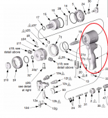 Graco 15B201 (15K365) Рукоятка Fusion AP