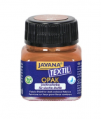 Нерастекающаяся краска по темным тканям C.Kreul Javana Tex Opak коричневая серна 20 мл