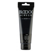 Дымчато-черный, краска акриловая Blockx Artist, 120 мл