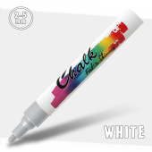 Маркер меловой Fat&Skinny 2-5 мм white