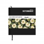 Sketchmarker Pushkinskiy Скетчбук The Mirror 21х21 см, 50 л, 220 г, твердая обложка, цв. черный