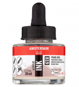 Чернила акриловые Royal Talens Amsterdam 30 мл №819 Красный жемчужный