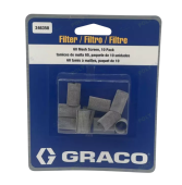Graco 246358 Комплект фильтров для обратных клапанов Fusion, 60 mesh (10 шт.)