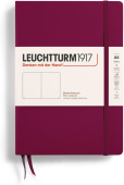 Leuchtturm1917 Записная книжка Leuchtturm A5 (нелинованная), 251 стр., твердая обложка, цвет винный
