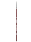 Кисть Roubloff серии 301T Master №4/0, круглая, колонок, короткая ручка