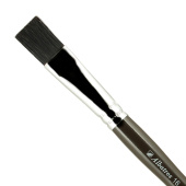 Кисть Альбатрос серии Художник, черная щетина, плоская №16, длинная ручка