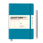 Leuchtturm1917 Блокнот нелинованный Smooth Colours A5, 123 стр., твердая обложка, цвет океан