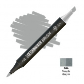 Маркер SKETCHMARKER Brush SG6 Simple Gray 6