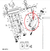 Walcom 3063436 Колба под силикагель для фильтр-групп ESR/FSRD3/FSRD4/TD3 PRO