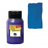 Краска акриловая Dekoracryl, 750 мл, цвет фтало синий