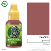 Краска акриловая Jim Scale 05.2930, контраст, цвет Дикий Лес (Wild Wood), 18 мл