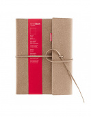 Transotype Блокнот нелинованный SenseBook Flap M, 14 x 21 см, композиционная кожа