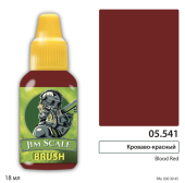Краска акриловая Jim Scale 05.541, цвет Very Bloody Red, 18 мл