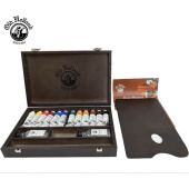 Набор масляных красок Old Holland, 12 туб по 40 мл в деревянном ящике