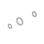 Набор уплотнительных колец воздушного клапана Iwata